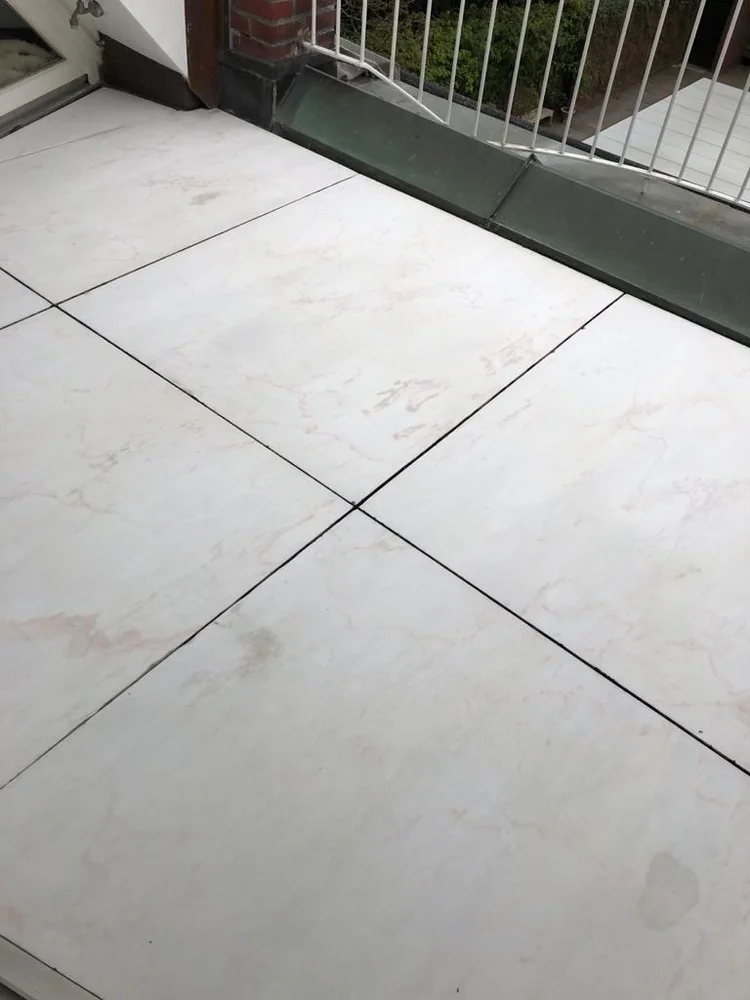 Sanierter Terrazzoboden im Eingangsbereich